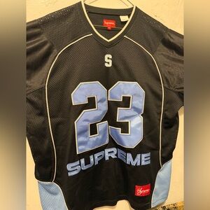 Supreme Black Mesh Jersey